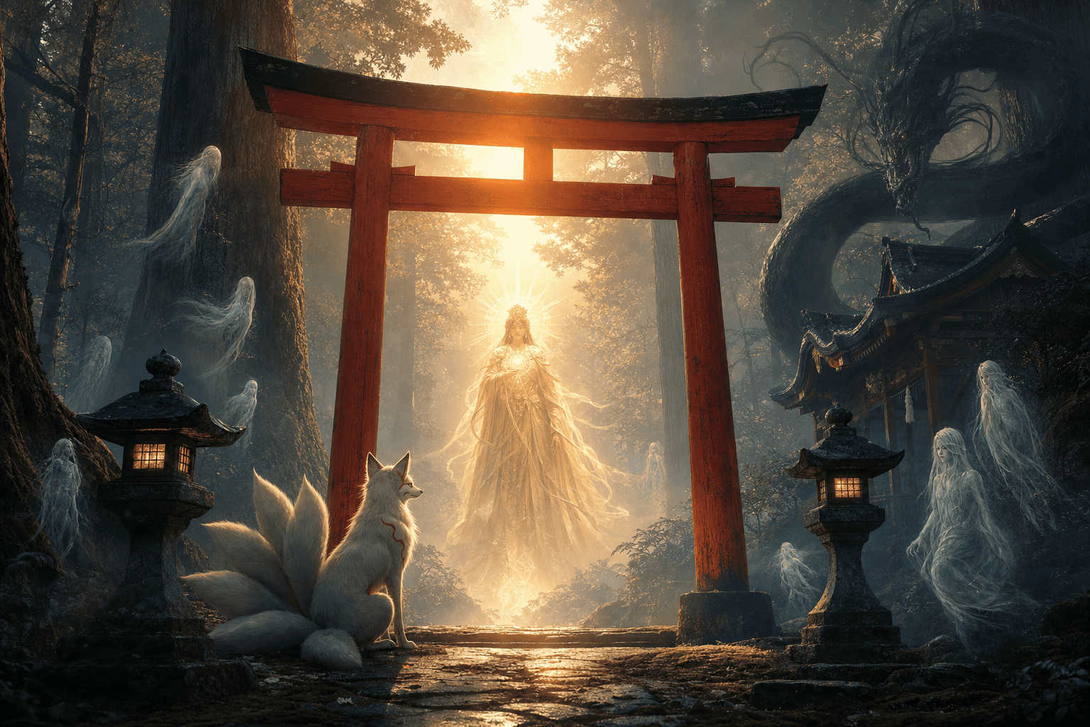 Qu'est-ce qu'un kami dans la mythologie japonaise ?