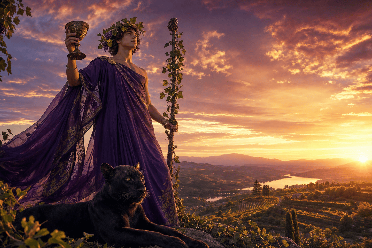 Qui est Bacchus ? Dieu romain du vin