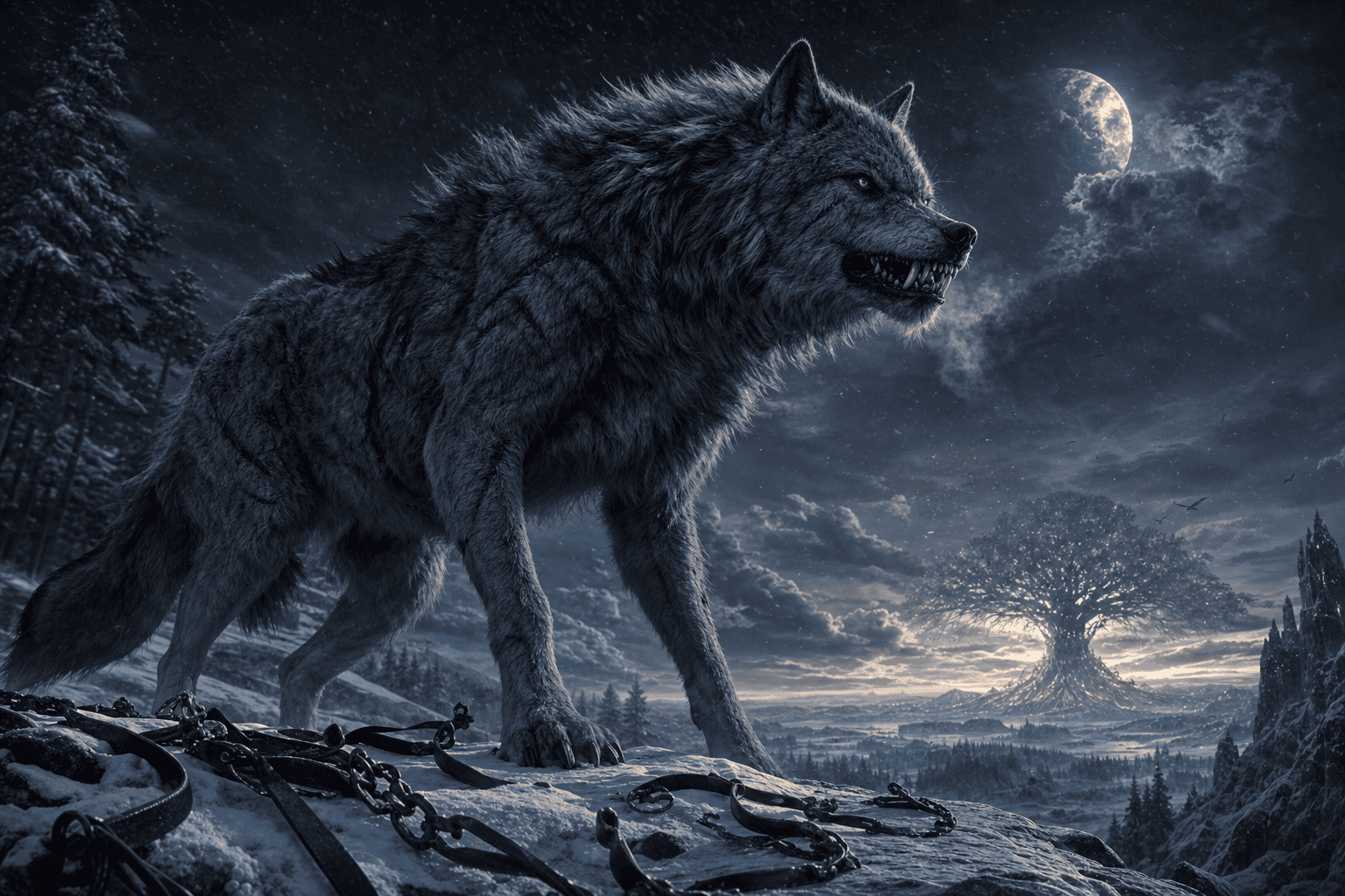 Qui est Fenrir ? Le loup géant qui dévorera Odin