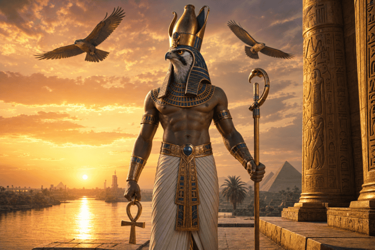 Qui est Horus ? Dieu égyptien à tête de faucon