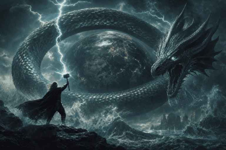 Qu'est-ce que Jörmungandr ? Le serpent-monde nordique
