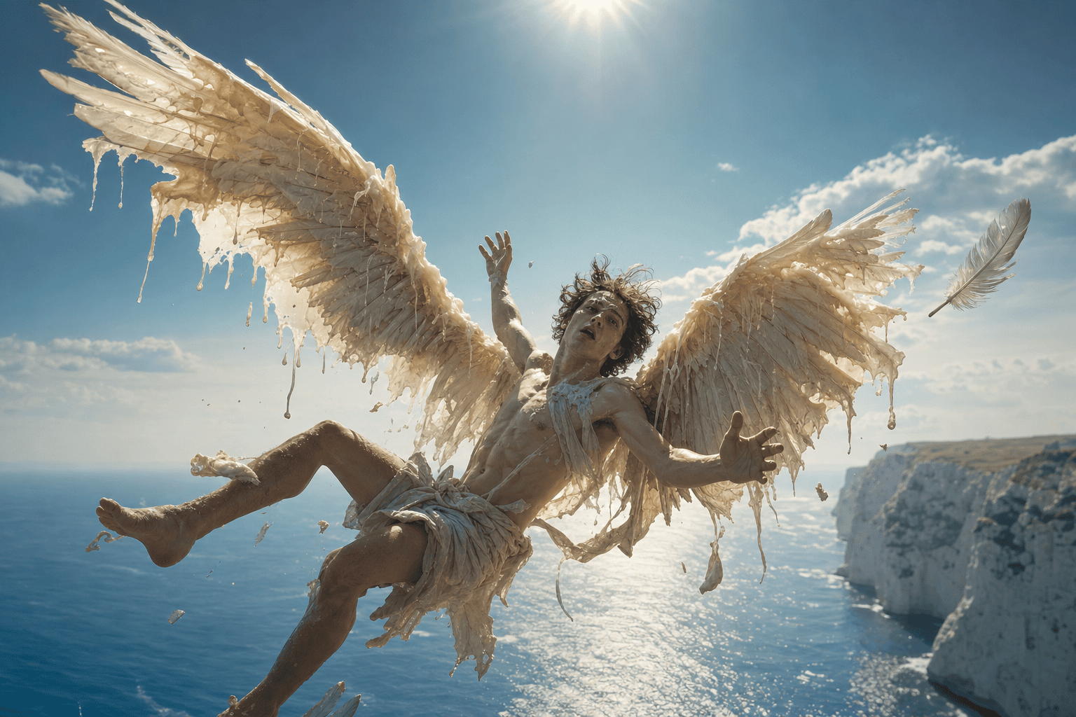 Résumé du mythe d'Icare : les ailes de cire
