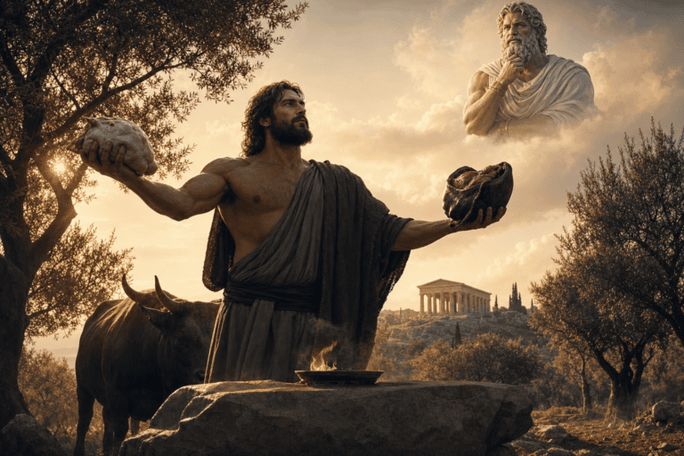 Le sacrifice de Mékoné : comment Prométhée a trompé Zeus